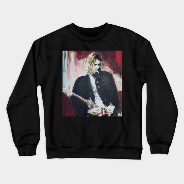 Kurt Crewneck Sweatshirt by Mike Nesloney Art